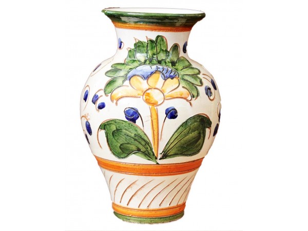 Vaza din ceramica pictata manual